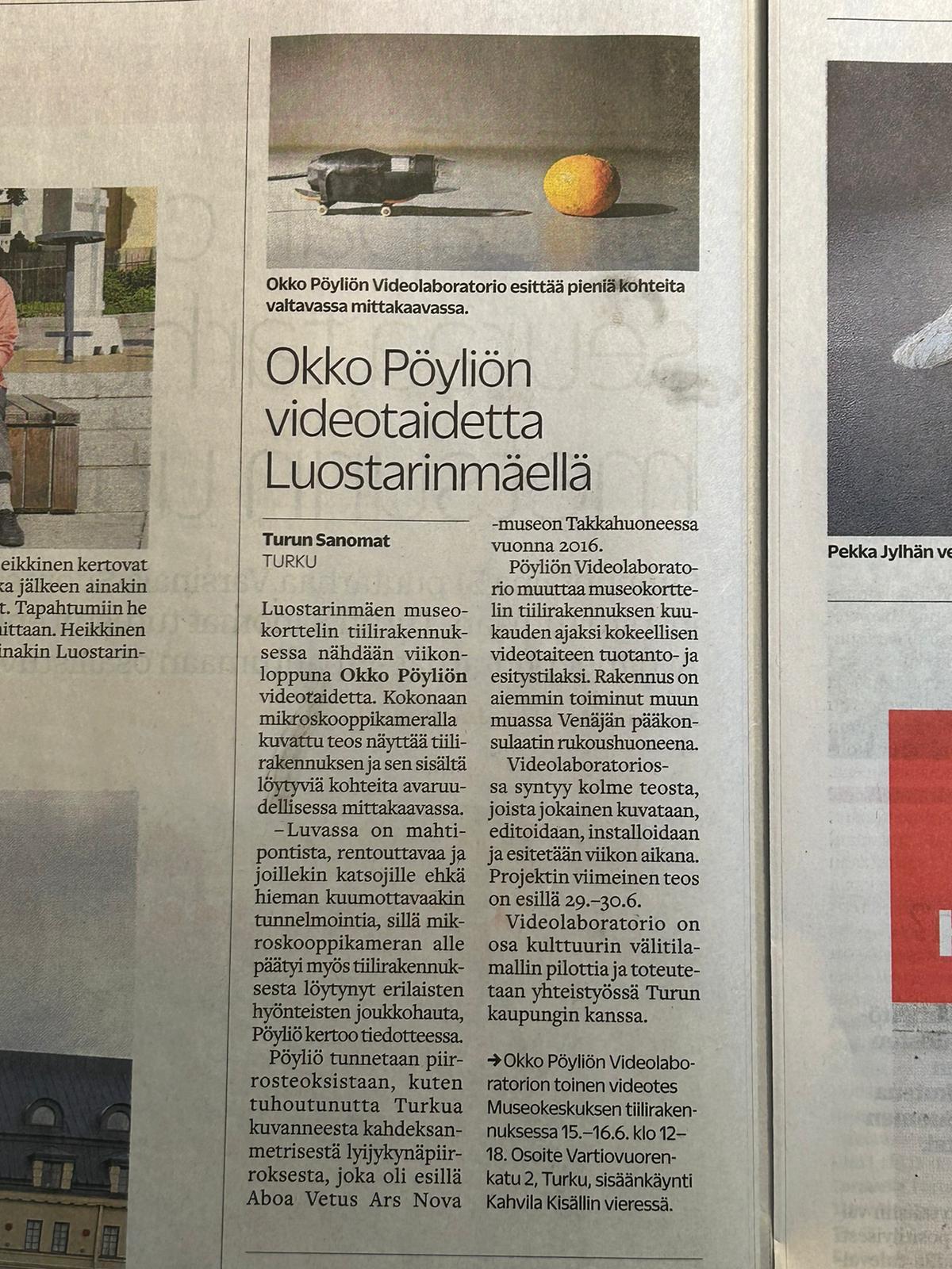 Turun Sanomat 15.6.2024